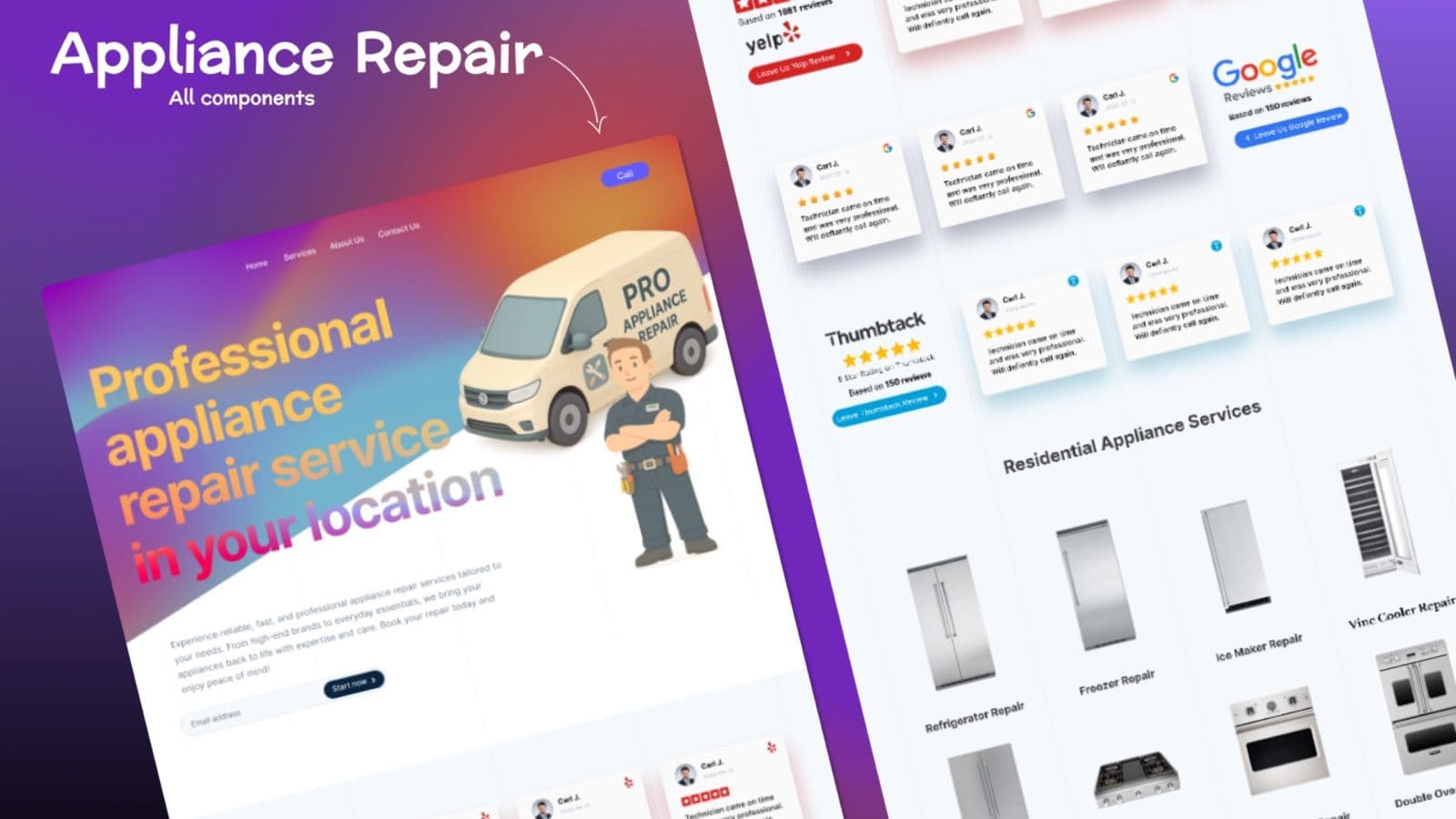 Pro Appliance Repair — Web Design Case Study
